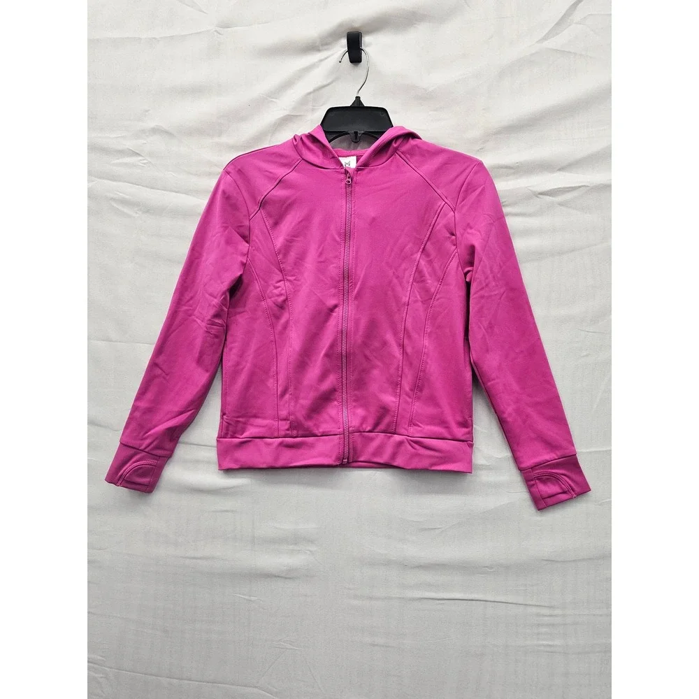 Member's Mark Girls Active Full Zip Jacket Polyester Blend Workout Size Large